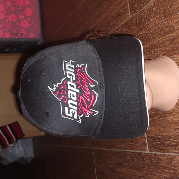 Snap On Racing Choko Motorsports Adjustable Flames Black Red Embroidered Hat Cap - Picture 2 of 10